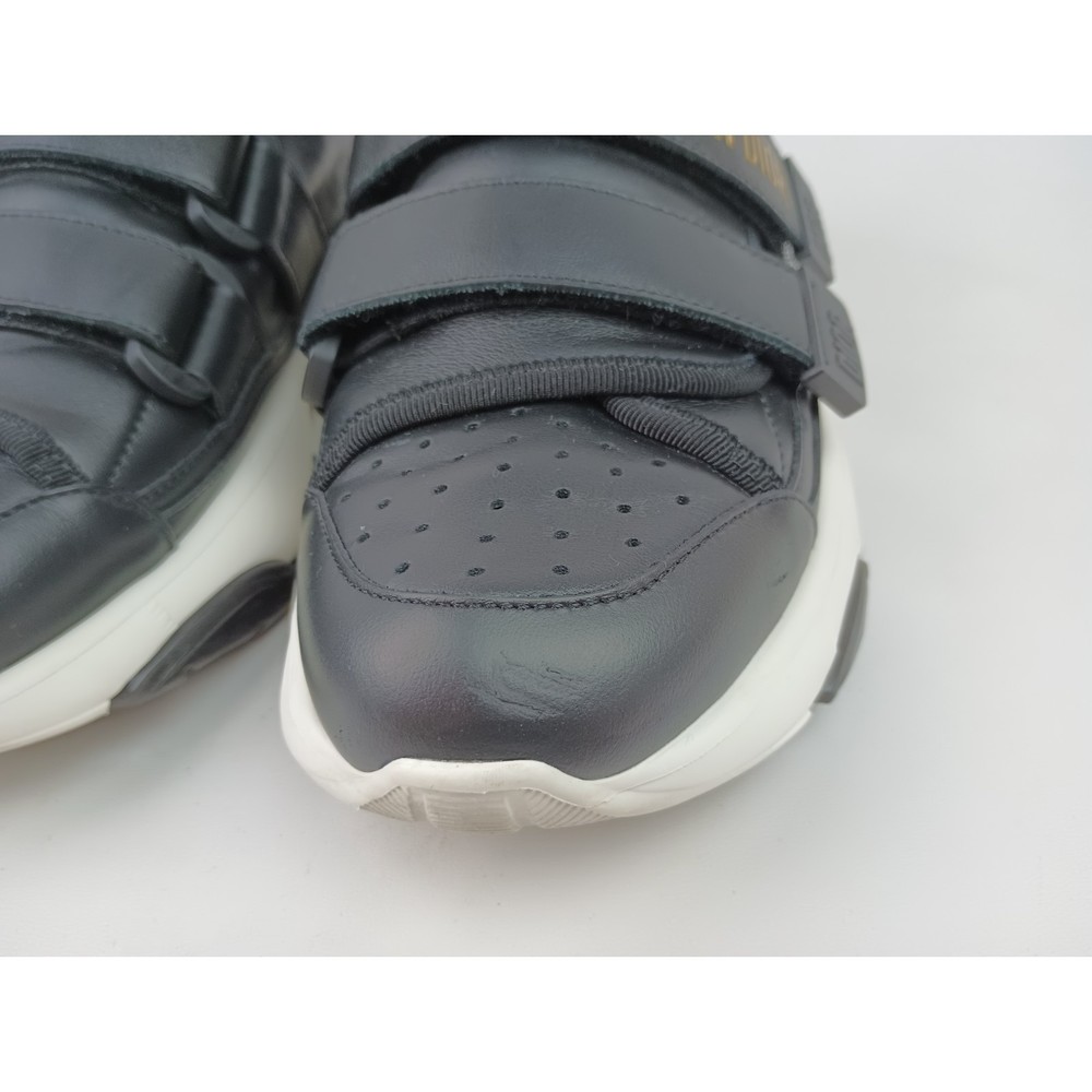 Dior Women's Black D Wander Leather Grip-Strap Sneakers Shoes Size 39 - Picture 5 of 8
